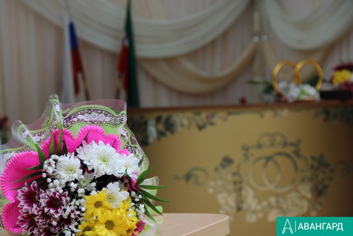 В Татарстане количество вступивших в законный брак выросло на 27%