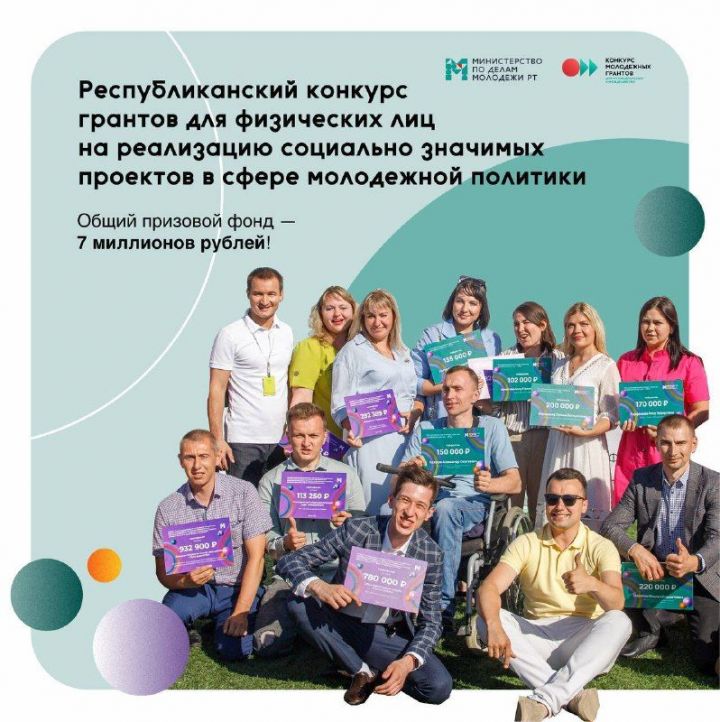 Татарстанцы могут принять участие в Конкурсе грантов Минмолодежи РТ