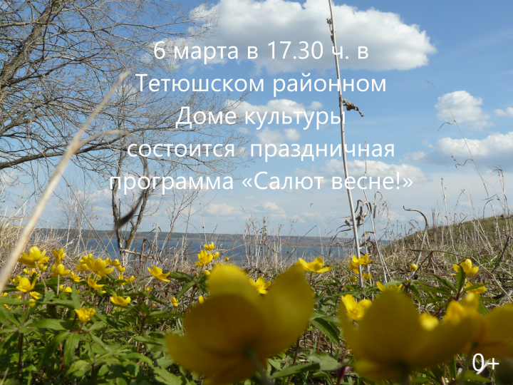 В Тетюшах в РДК состоится праздничная программа «Салют весне!»