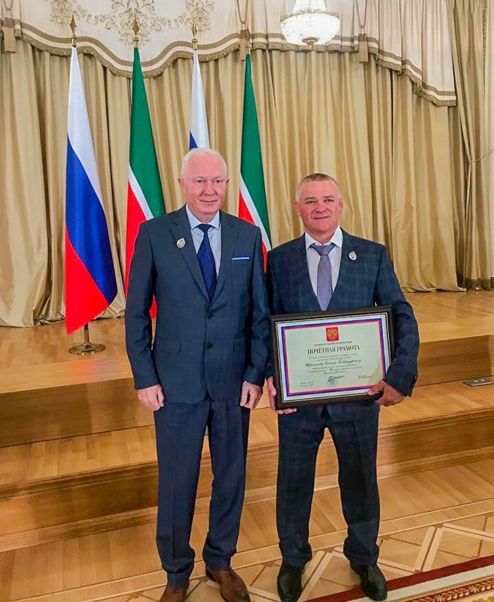 Тетюшанина наградили Почетной грамотой Президента Российской Федерации