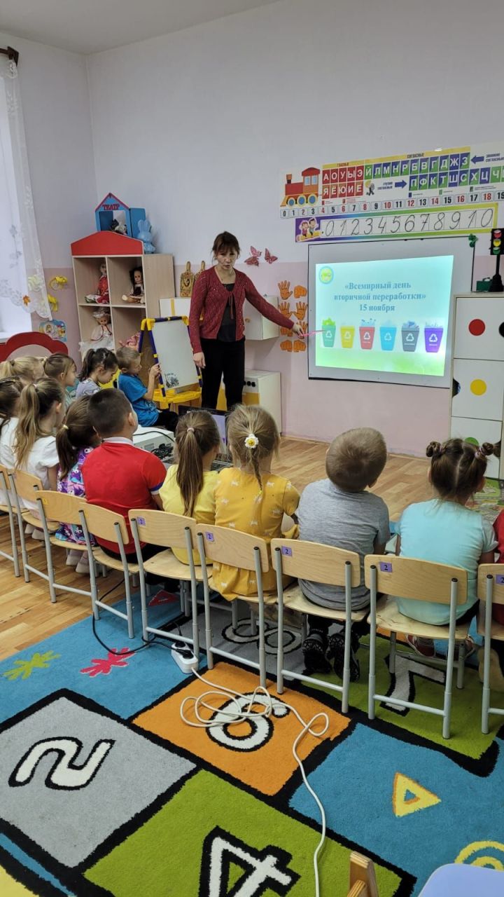 В детском саду «Малыш» была проведена беседа на экологическую тему
