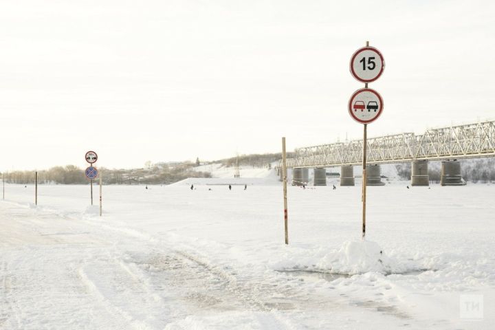 Все ледовые переправы в Татарстане закрыты