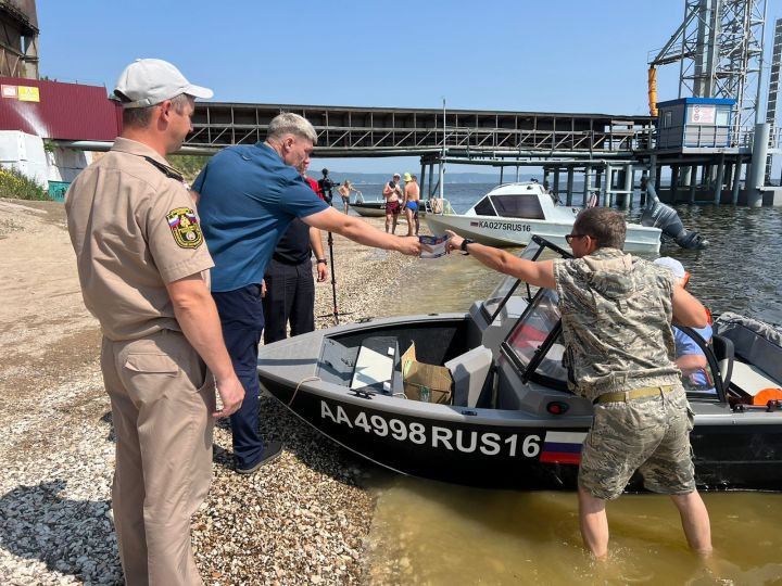 Профилактика безопасности на водных объектах: Рейд в Тетюшском районе