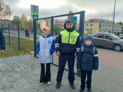 Важный рейд по профилактике ДТП среди школьников