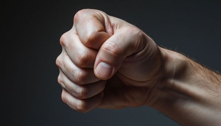 Наносил побои отцу