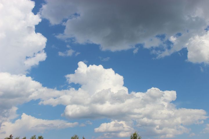 Гроза и сильный ветер 17 мая на территории Татарстана