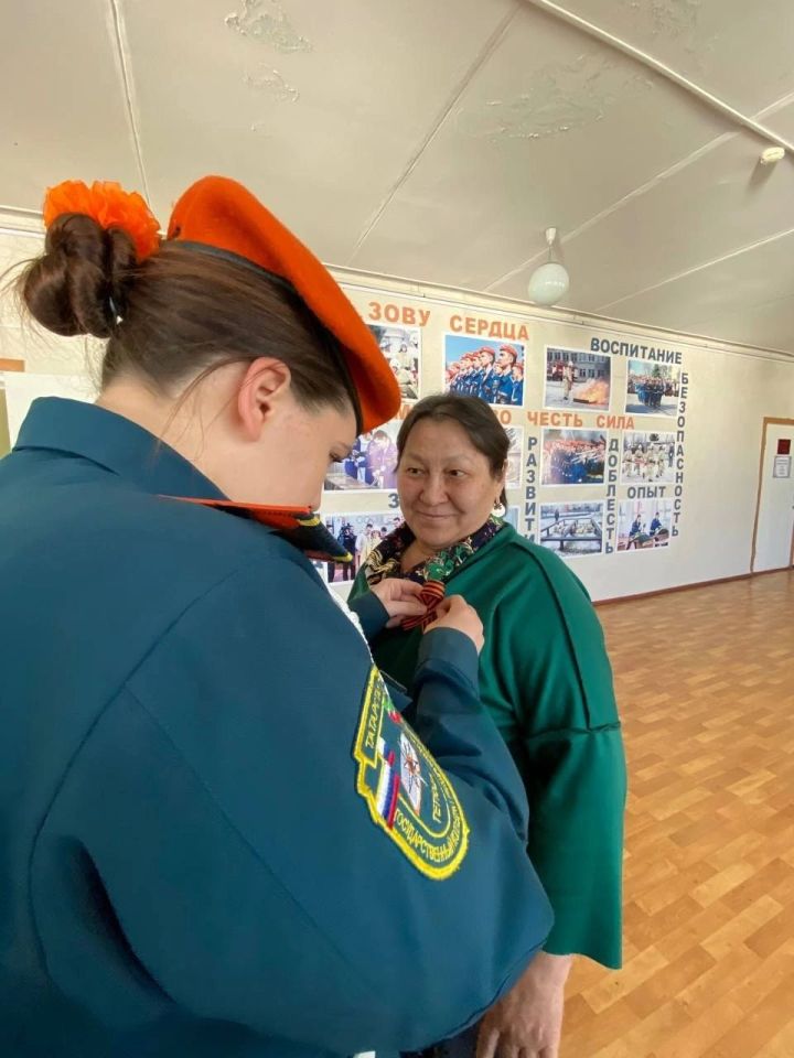 Студенты Тетюшского колледжа – участники акции «Георгиевская ленточка»