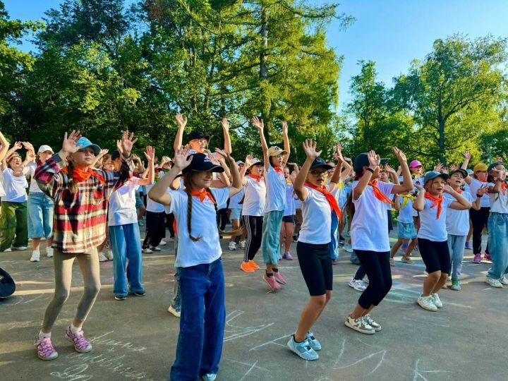 Открытие 2-й смены в лагере «Чайка» для юных талантов и спортсменов