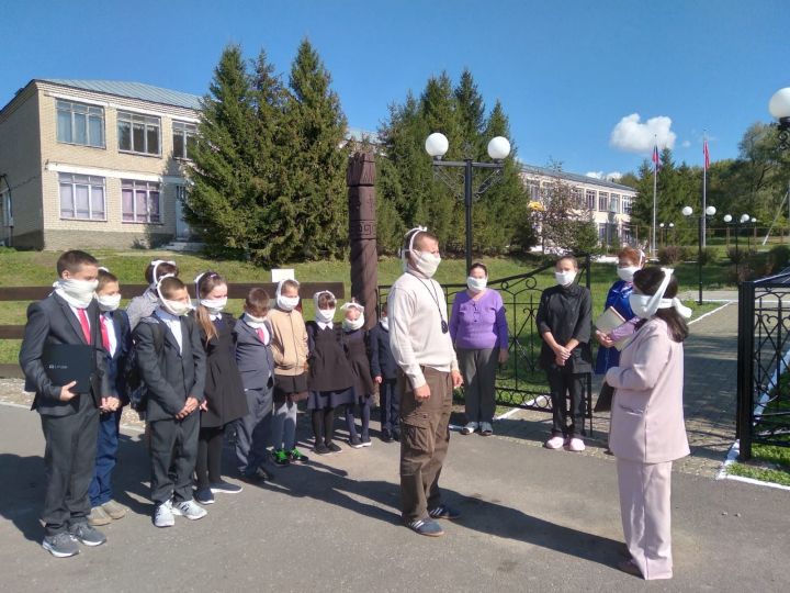 Проведена учебная пожарная тревога в Кошки-Новотимбаевской школе Тетюшского района