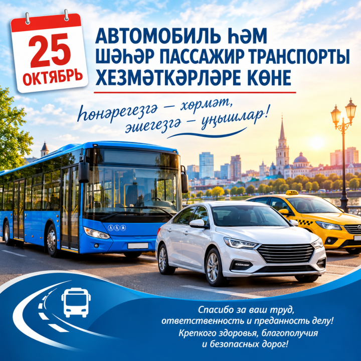 Район башлыгы автомобиль транспорты хезмәткәрләрен котлый