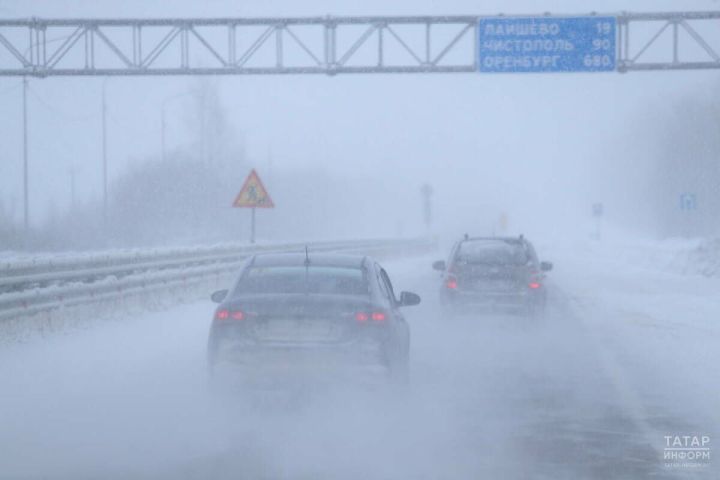 На трассе М12 в Татарстане ограничили движение автотранспорта