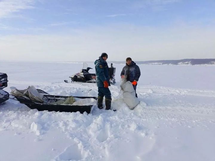 В Тетюшском районе изъяли 22 нелегальные рыболовные сети на реке Волге