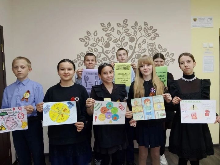 В Тетюшском районе прошел конкурс рисунков «Охрана труда глазами детей»
