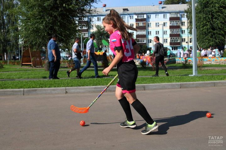 В Казани открыли обновлённую хоккейную площадку на территории лицея № 121