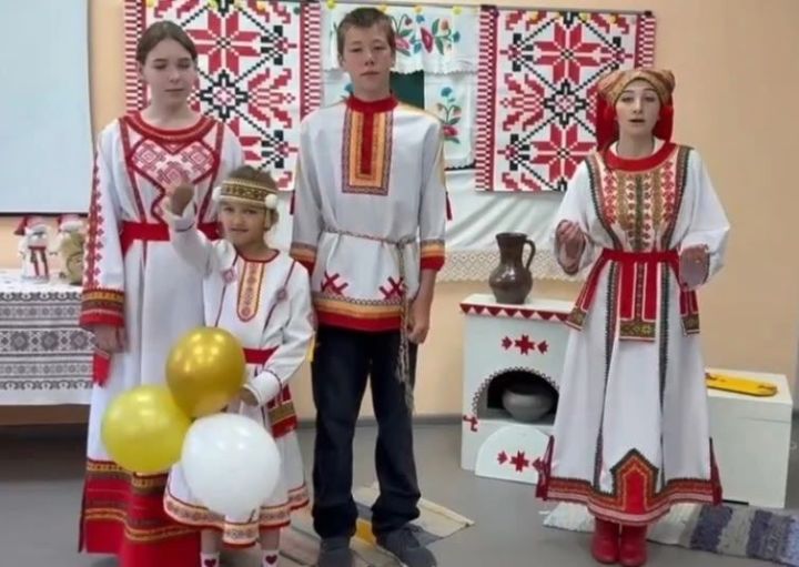 День мордовской культуры в пришкольном лагере Кильдюшевской школы