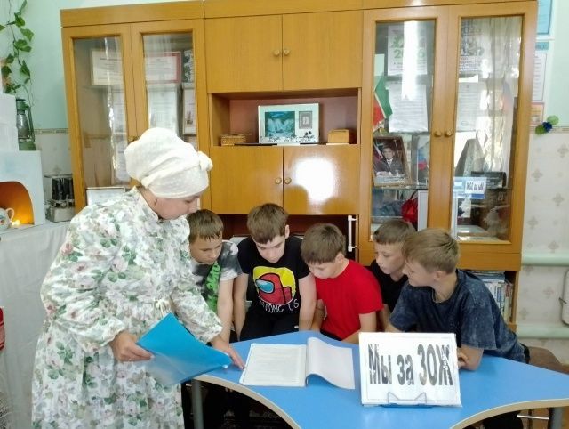 Мы за ЗОЖ»: в библиотеке Тетюшского района провели познавательный час